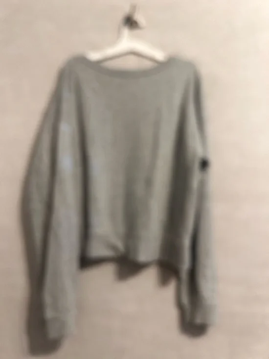 Forever 21 Plus Gray Crewneck Sweatshirt lighting bolt 2X lightweight plus size - Picture 3 of 9